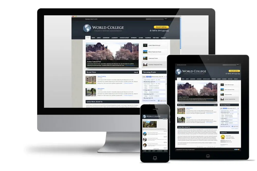World College website built by Columbus Website Design